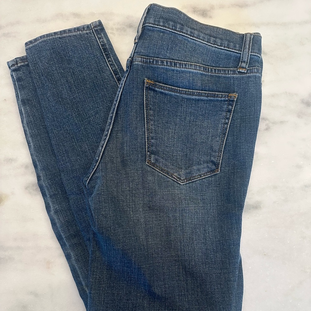 Classic Blue Denim True Skinny High Rise Jeans